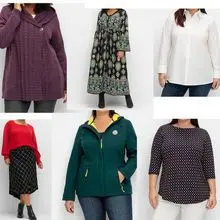 Roupas femininas plus size da Sheego – Elegância e conforto para todos os tipos de corpo.