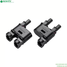 Conector de ramificação PV 1500VDC certificado TUV 2 para 1 barramento conector adaptador PV