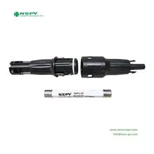 Conector de fusible fotovoltaico de 1500 V CC certificado por TUV, conector de fusible macho y hembra
