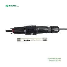 TUV Certified PV Solar Fuse Connector 1500VDC Female Cable End mc4 Fuse
