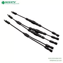 PV Solar 2 To1 Solar Panel Parallel Connectors With Inline Fuse 1500VDC With PV 4.0 Connectors