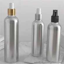 Spray aluminum bottle, cosmetic aluminum bottle