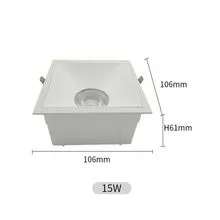 Led Luz Quadrada Spot Down Light LED DownLight 15W