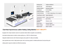 220V / 380V Computerized Footwear Leather Cutting 