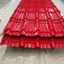 Paneles para techos recubiertos de color resistentes a la corrosión