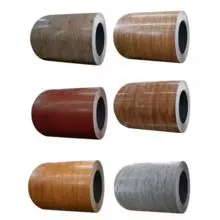 Bobina de acero galvanizado prepintada impresa en colores: duradera y resistente a la intemperie