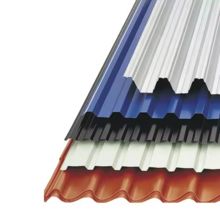 Paneles de techo corrugados de colores multiusos