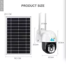 V380 Pro In-Stock Items Panel Monitoring WiFi Solar Camera