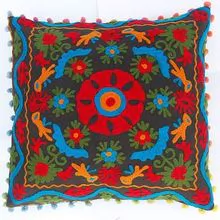 Suzani Embroidered cushion covers