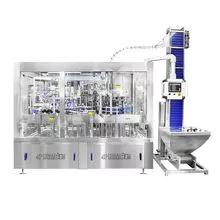 As vendas diretas da fábrica podem personalizar a máquina de enchimento e tampagem de cerveja engarrafada totalmente automática 18-18-6