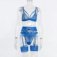 Ulrich inventory factory sells new style sexy underwear three piece set directly