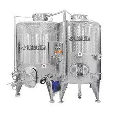 Tanque de fermentación y almacenamiento de acero inoxidable