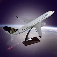 Personalizado avión modelo OEM Boeing 737 Unidos modelo aviación regalos de escritorio