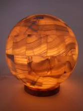 Lâmpada de mesa decorativa Esfera Onyx