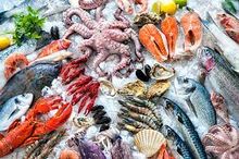 Etiqueta OEM de mariscos congelados