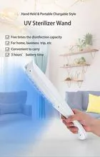 UV hand-held portable disinfection rod and UV lamp