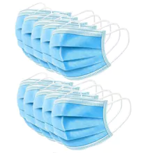 Disposable Mask Antiviral Mask 10PCS Soft & Comfortable Filter Safety Face Mask for Dust Protection