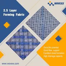 Polyester 2.5 Layer Forming Fabrics For Paper Making Machines