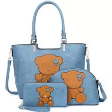 XM21213T3 Fashion Bear 3 en 1 Juego de cartera