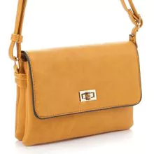 MT20213 Twist Lock Flap Crossbody Bag