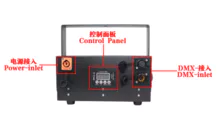 Luz láser de luciérnaga a todo color impermeable de 4 vatios