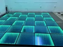 Telha magnética do assoalho da dança do diodo emissor de luz da infinidade 3D