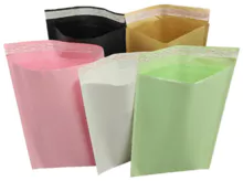 Sacos de papel ondulado kraft em formato de favo de mel 100% recicláveis para o comércio eletrônico para embalagem de roupas