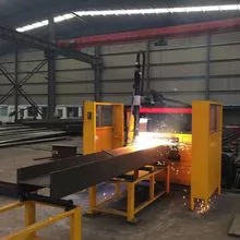 Zero-tailings section steel plasma, liser cutting machine