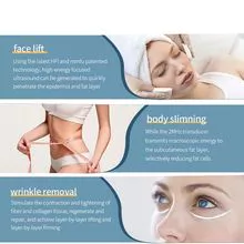 专业超声波7D Hifu抗皱美容设备