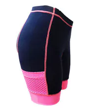 Bermudas con forro de espuma para las mujeres de ciclismo