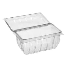 Recycled PET Plastic Clamshell Box - 1 lb