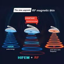 Alta calidad no invasiva cuerpo electromagnético adelgazamiento muscular pérdida de peso con máquina de modelado de RF adecuado para equipos médicos