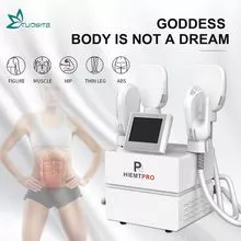 Tesla 4 maneja la máquina de escultura de cuerpo delgado EMS para el hogar