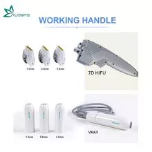 Combinado 2 en 1 7D Hifu Facial Corporal Plus Vmax Radar Hifu Face Lift Beauty Machine