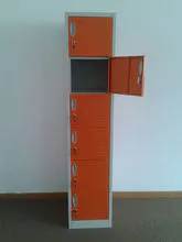 Six tiers lockers