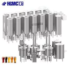 Venta caliente HG 10000L (10T) Equipo de elaboración de cerveza
