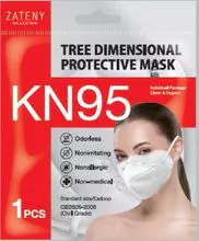China produce máscara protectora KN95, máscara de máscara de polvo KN95 de protección de 5 capas