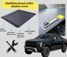 Cubierta enrollable de aluminio de la cama del camión de las piezas de automóvil de Massait para Ford F-150 Cubierta retráctil con bloqueo a prueba de agua