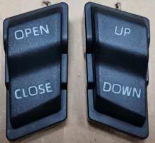 Two-color keys with overhead light