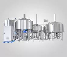 Sistema de sala de elaboración de cerveza de cuatro recipientes 3000L
