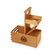 Mateira Porta Cuia and Thermal Portable Wooden Personalized