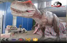 Modelo de visualización al aire libre de simulación al aire libre de 10m de largo de dinosaurio animatrónico