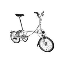 Brompton M3L 2020 Folding Bike Papyrus White (USD 1039)