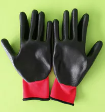 cheap nitrile coated safety work gloves