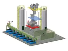 Automatic PVC Dosing Mixing Conveying System