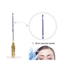 Mono Tornado Molding 3D 4D Cog Blunt Cannula Lift Double Needle Pdo Thread para clínica