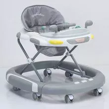 Andador anti-O-leg multifunción anti-caída anti-vuelco niña niño caminando puede sentarse en un carro en forma de U