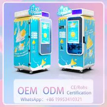 Soft serve ice cream vending machines