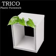 Encofrado hueco de plástico reutilizable 60 veces 18mm para construcción alta