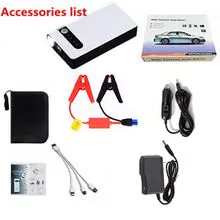 Batería del coche arranque de emergencia energía portátil jump starter cargador inalámbrico multifuncional